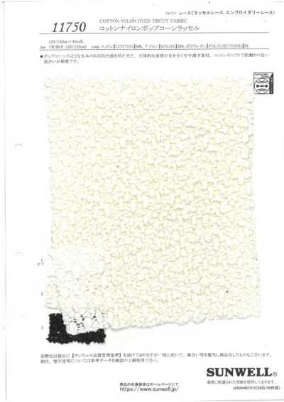 11750 Cotton Nylon Popcorn Raschel