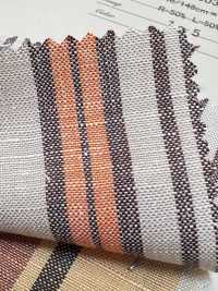 A-8032 Rayon Linen Multi-stripe[Textile / Fabric] ARINOBE Sub Photo