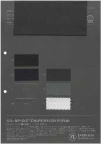 1053553 CO+ 80/1 COTTON×RE:NYLON POPLIN[Textile / Fabric] TAKISADA NAGOYA Sub Photo