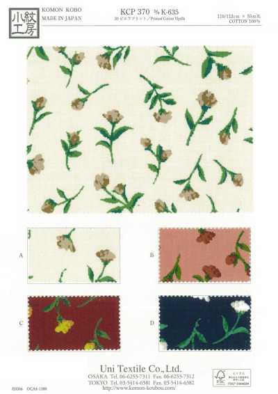 KCP370-DK635 30s Viyella Print