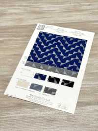 KCL743-D326 40x30 Yarn Dyed Dungaree Lace[Textile / Fabric] Uni Textile(Komon Studio) Sub Photo