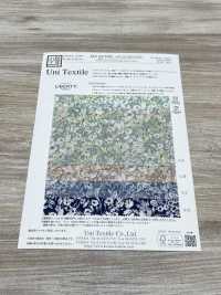 KCP807MWL-DK-23 80 % Cotton Lawn Miracle Wave Liberty Print Ash Comb[Textile / Fabric] Uni Textile(Komon Studio) Sub Photo