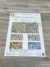 KCP807MWL-DK-35 Cotton 80 Lawn Miracle Wave Liberty Print Charlie's Paisley[Textile / Fabric] Uni Textile(Komon Studio) Sub Photo