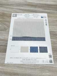 KKC243-D1 20/ Yarn Dyed Striped Dungaree[Textile / Fabric] Uni Textile(Komon Studio) Sub Photo