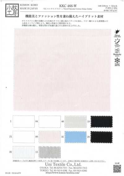 KKC466-W T/C Stripe Dobby