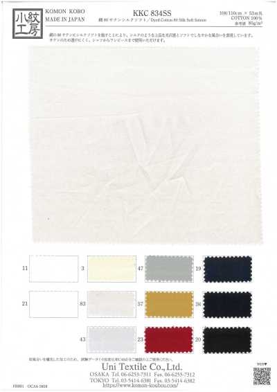 KKC834SS Cotton 80 Satin Silk Soft
