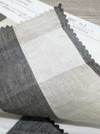 KKC907-D1 Cotton Tencel Yarn Dyed Shirring Check[Textile / Fabric] Uni Textile(Komon Studio) Sub Photo