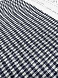 KKC908-DC-1 Cotton Tencel Yarn Dyed Shirring[Textile / Fabric] Uni Textile(Komon Studio) Sub Photo