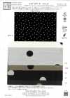 KKP1070-W-DSB-255 20D Split-Yarn Spun Organza Monochrome Print