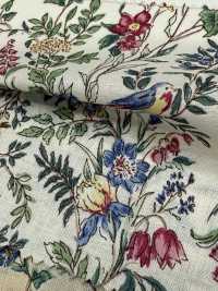 28108 60sローン 小鳥小花柄プリント[Textile / Fabric] SUNWELL Sub Photo