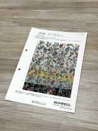 28108 60sローン 小鳥小花柄プリント[Textile / Fabric] SUNWELL Sub Photo