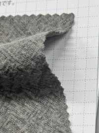 OS2509 L1/40 Linen, Charcoal And Persimmon Dye[Textile / Fabric] SHIBAYA Sub Photo