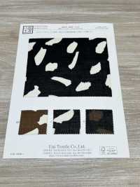 KKP1887-D27 Linen-like Sharkskin[Textile / Fabric] Uni Textile(Komon Studio) Sub Photo