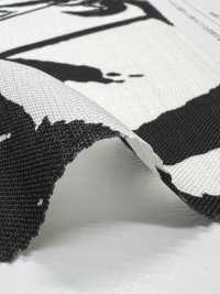 KKP1887-D48 Linen-like Sharkskin[Textile / Fabric] Uni Textile(Komon Studio) Sub Photo