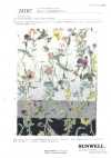 28107 60s Lawn Watercolor Floral Print