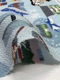 KKP2338-DB-99 Chirimen Chirimen®[Textile / Fabric] Uni Textile(Komon Studio) Sub Photo