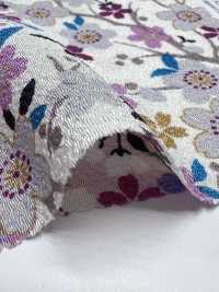 KKP2338-DHM-108 Futako Chirimen Multicolor Print[Textile / Fabric] Uni Textile(Komon Studio) Sub Photo