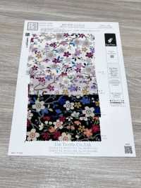 KKP2338-DHM-108 Futako Chirimen Multicolor Print[Textile / Fabric] Uni Textile(Komon Studio) Sub Photo