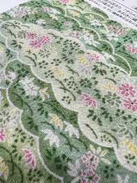 KKP2338-D-KUMONIHANA Futako Chirimen Clouds And Flowers[Textile / Fabric] Uni Textile(Komon Studio) Sub Photo