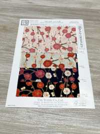 KKP2338-D-SIDAREUME Futako Chirimen Weeping Plum[Textile / Fabric] Uni Textile(Komon Studio) Sub Photo