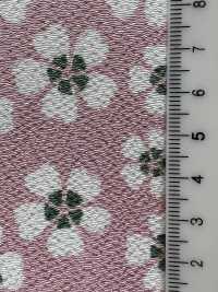 KKP2338-D-KOZAKURA Futako Chirimen Small Cherry Blossom[Textile / Fabric] Uni Textile(Komon Studio) Sub Photo