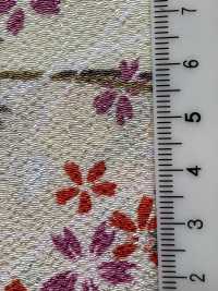 KKP2338-D-KUSAZAKURA Futako Chirimen Kusa-zakura[Textile / Fabric] Uni Textile(Komon Studio) Sub Photo