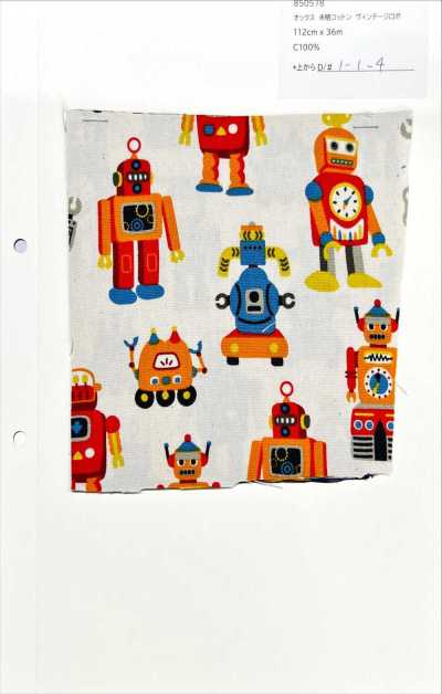 850578 Oxford Unbleached Cotton Vintage Robo