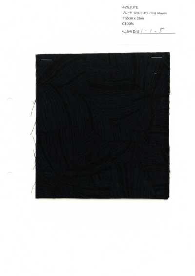4253DYE SEVENBERRY® Broadcloth OVER DYE / Big Leaves
