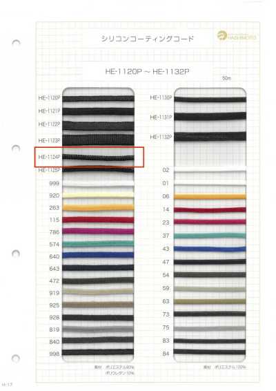 Silicone-coated Cord M