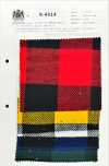 K-4014 Triple Yarn Twill Fuzzy Block Check
