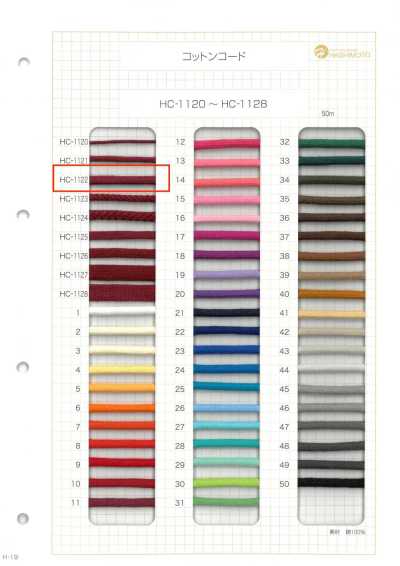 HC-1122 Cotton Cord M