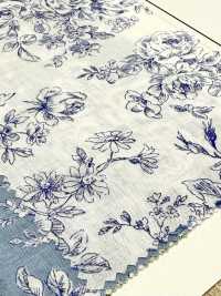 KP9073 Hand-drawn Floral Print Lawn(Round Roll)[Textile / Fabric] COSMO TEXTILE Sub Photo