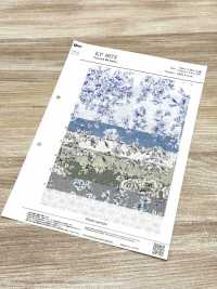 KP9073 Hand-drawn Floral Print Lawn(Round Roll)[Textile / Fabric] COSMO TEXTILE Sub Photo