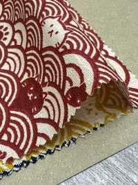 AP41903-DR FUKUFUKU Cat Dobby (Half-fold)[Textile / Fabric] COSMO TEXTILE Sub Photo