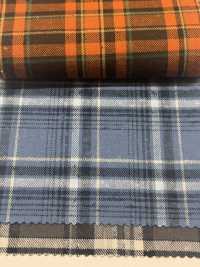 K-4031 Vintage Napped Twill Check (Napped-style Fuzzy)[Textile / Fabric] Kuwamura Textile Sub Photo