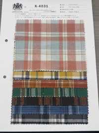K-4031 Vintage Napped Twill Check (Napped-style Fuzzy)[Textile / Fabric] Kuwamura Textile Sub Photo
