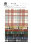K-4031 Vintage Napped Twill Check (Napped-style Fuzzy)