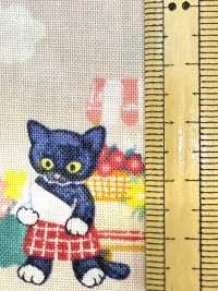 AP55203 Picture Book Animal Loomstate(Round Roll)[Textile / Fabric] COSMO TEXTILE Sub Photo