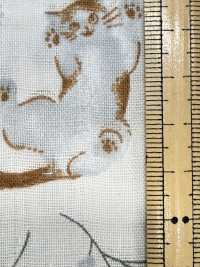 AP55205 Pastel Animal Double Gauze (Round)[Textile / Fabric] COSMO TEXTILE Sub Photo