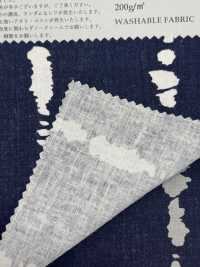 SR-1515 Linen Loomstate X Indigo Flow PT[Textile / Fabric] KOYAMA Sub Photo