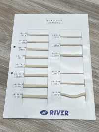 CK-1610 Cotton Twisted Cord 10 X 10[Ribbon Tape Cord] RIVER Sub Photo