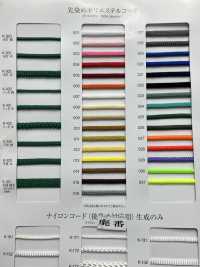 K-400 8-ply Yarn Dyed Polyester Cord , Thin[Ribbon Tape Cord] RIVER Sub Photo
