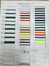 K-240 Thin Yarn Dyed Polyester Flat Cord[Ribbon Tape Cord] RIVER Sub Photo