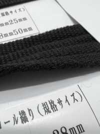 RA2114 Acrylic Black Series Plain Cord Weave[Ribbon Tape Cord] RIVER Sub Photo