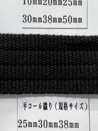 RA2114 Acrylic Black Series Plain Cord Weave[Ribbon Tape Cord] RIVER Sub Photo