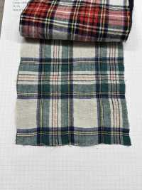 3866 Linen Rayon Check[Textile / Fabric] Fine Textiles Sub Photo