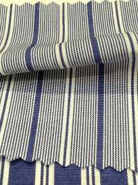 ST-9220 80/2 Blue Stripe[Textile / Fabric] Kuwamura Textile Sub Photo