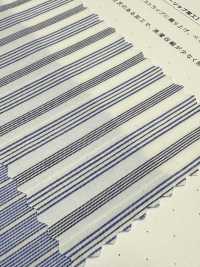 ST-9198 Typewriter Cloth Stripe (Baby Ripstop Finish)[Textile / Fabric] Kuwamura Textile Sub Photo