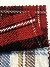 K-4028 Triple Yarn Twill Check Fuzzy[Textile / Fabric] Kuwamura Textile Sub Photo
