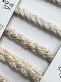 5504-23 Linen Series Round Cord Eight-Ply[Ribbon Tape Cord] RIVER Sub Photo